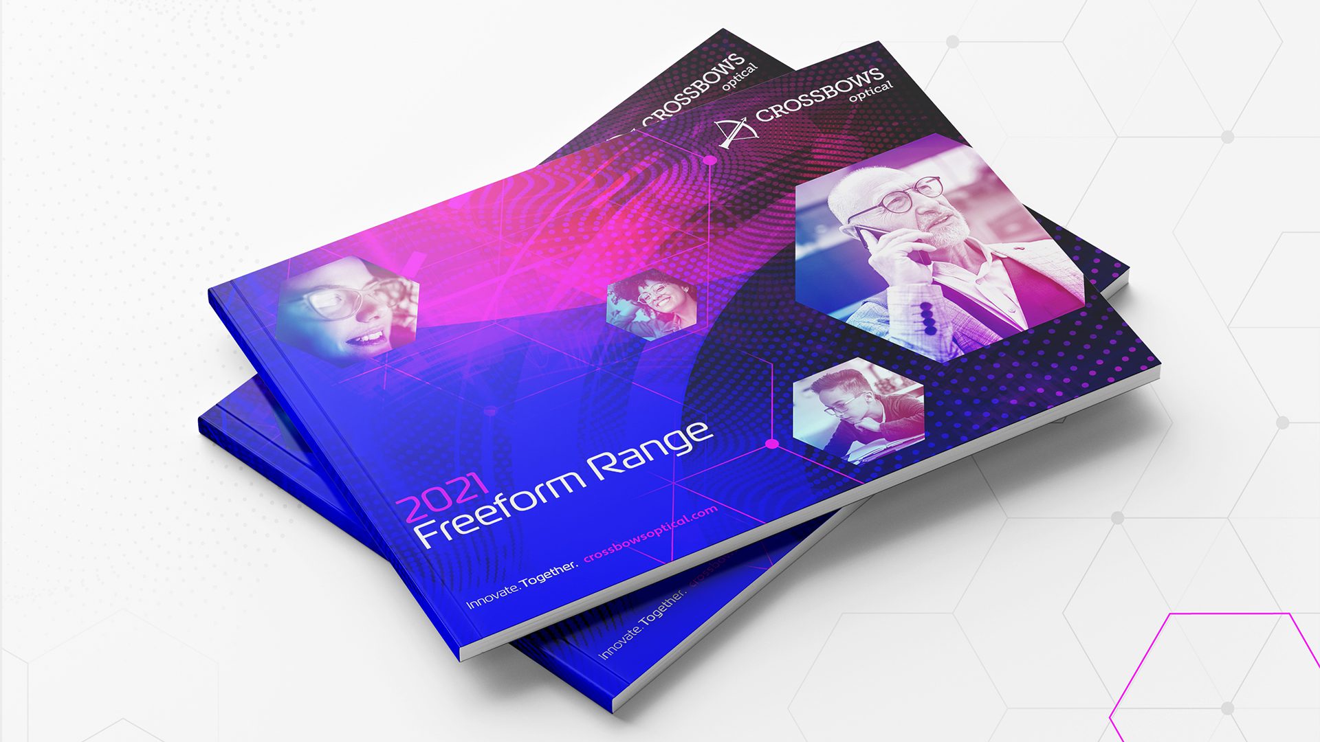 Crossbows optical brochure example