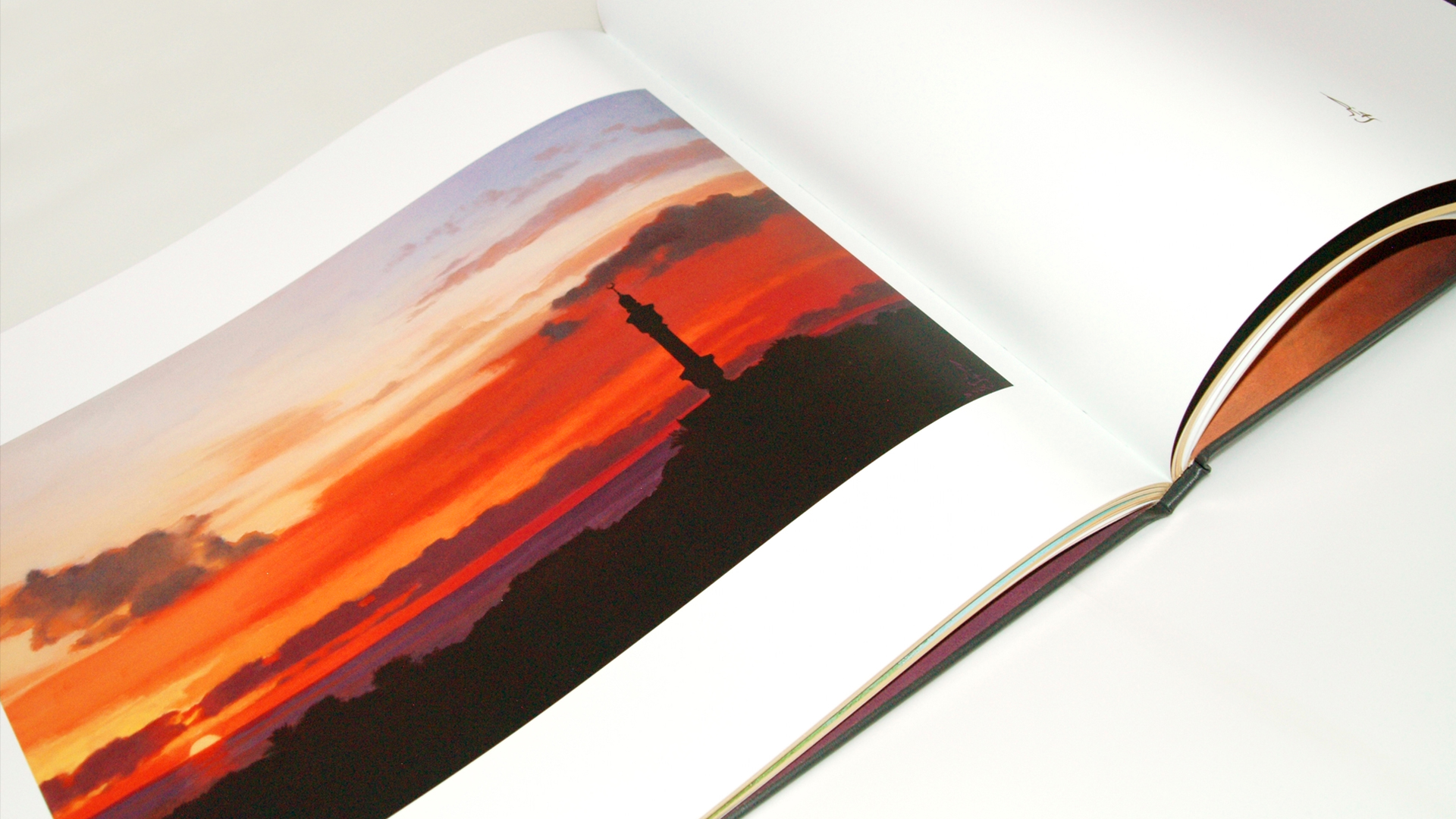 Page inside the HRH Prince Khaled Al Faisal art book