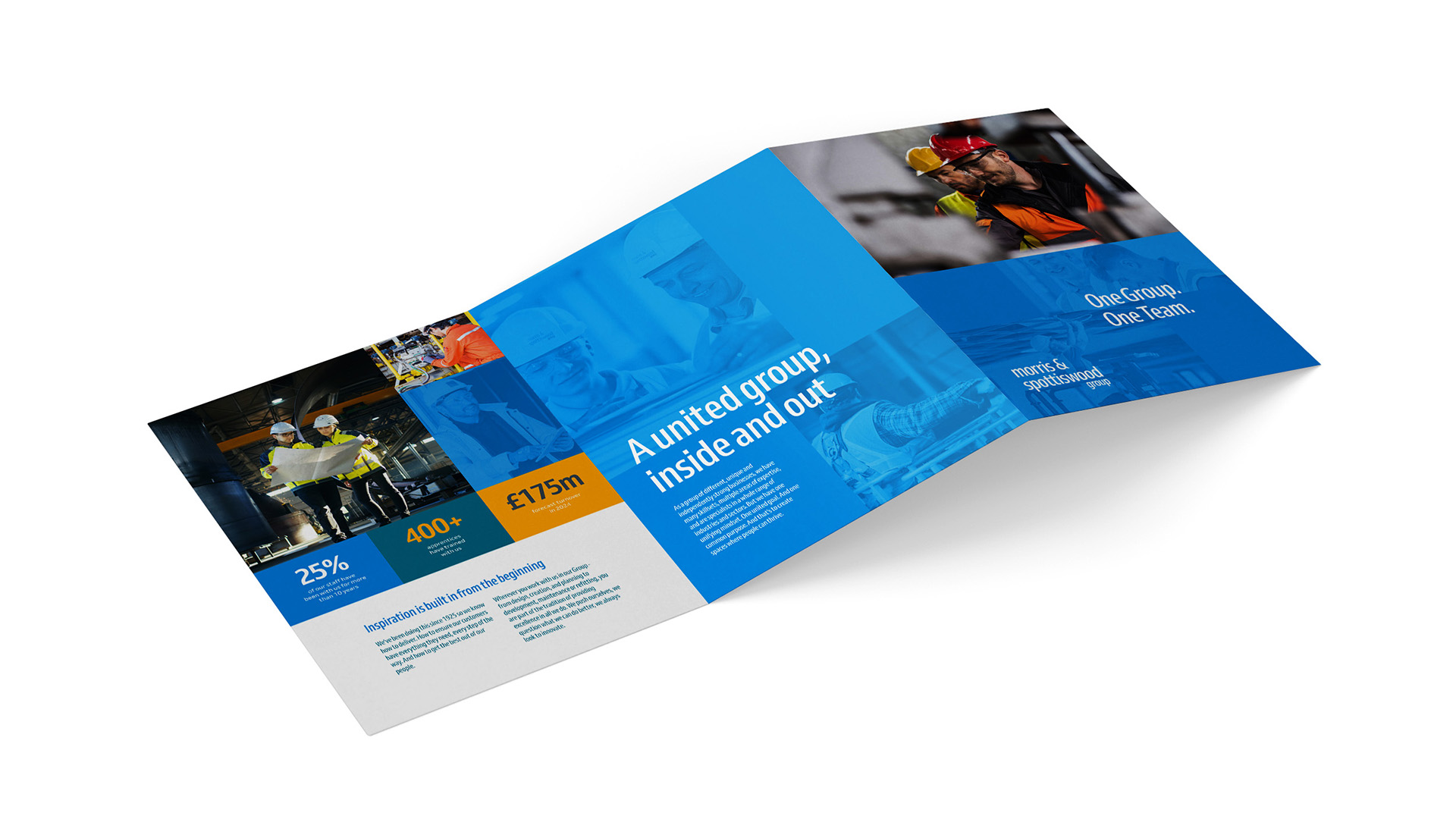 A sample flyer for Morris & Spottiswood