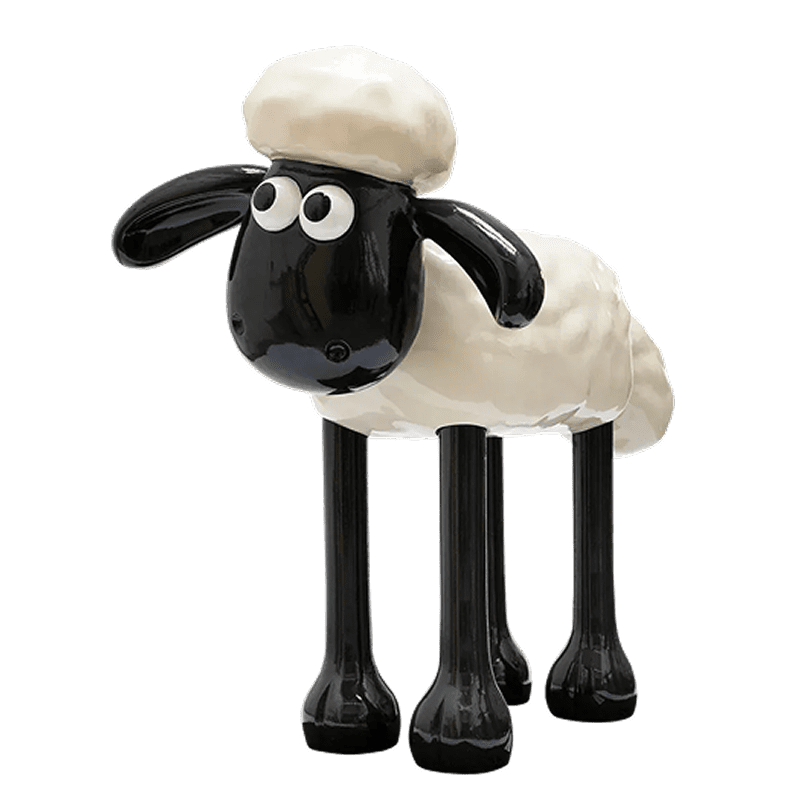 Shaun the sheep sculpture