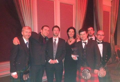 Altar staff members at Herald Awards in 2012