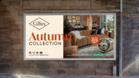Example billboard of Gillies Autumn Collection