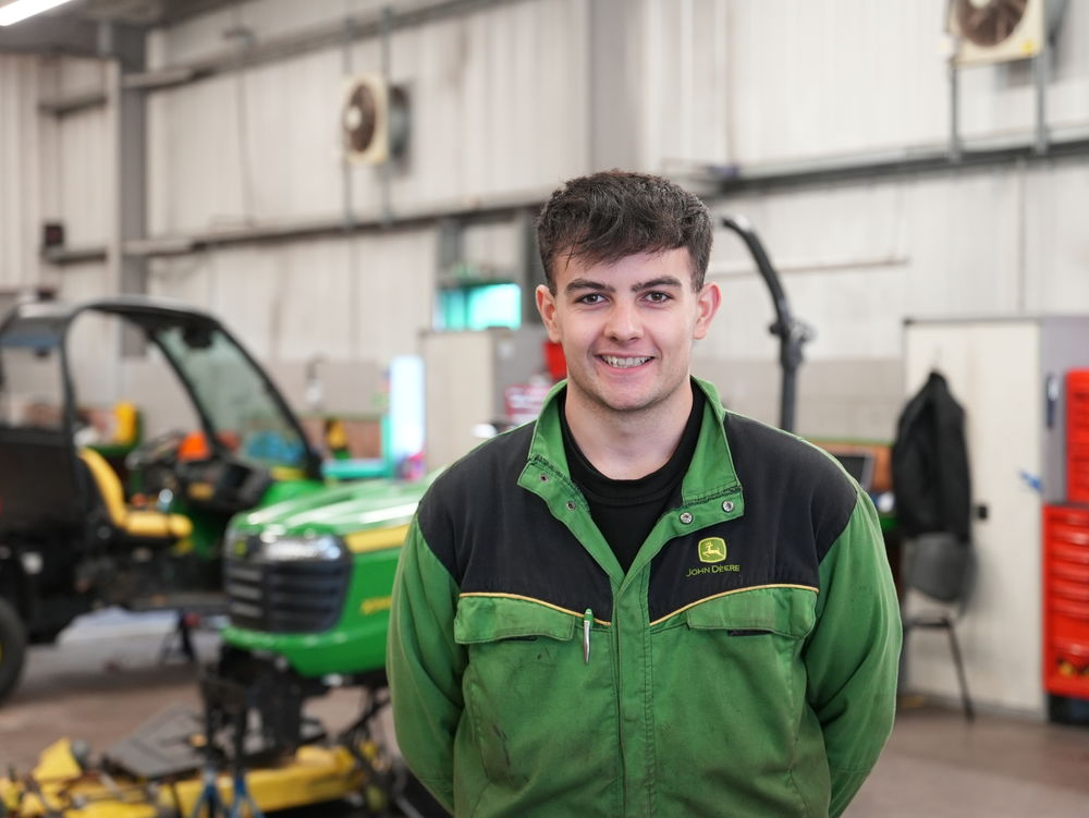 How have you found your apprenticeship with Double A & John Deere?