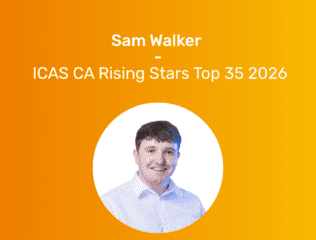 Sam Walker named one of ICAS’ Top 35 CA Rising Stars for 2026