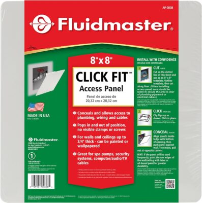 Thumbnail for Click Fit Access Panel for Plumbing, Wiring, and Cables
