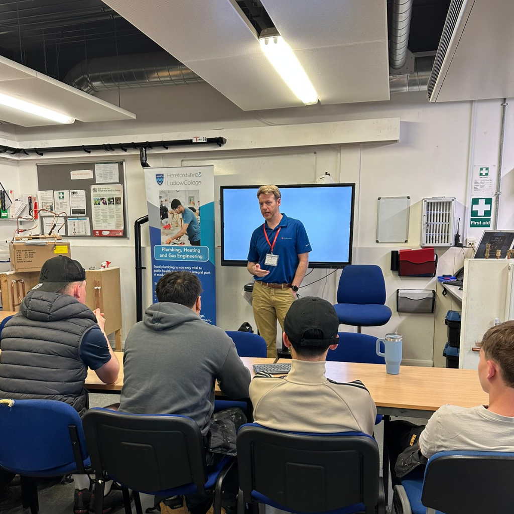 Fluidmaster concealed cistern installation training with local college