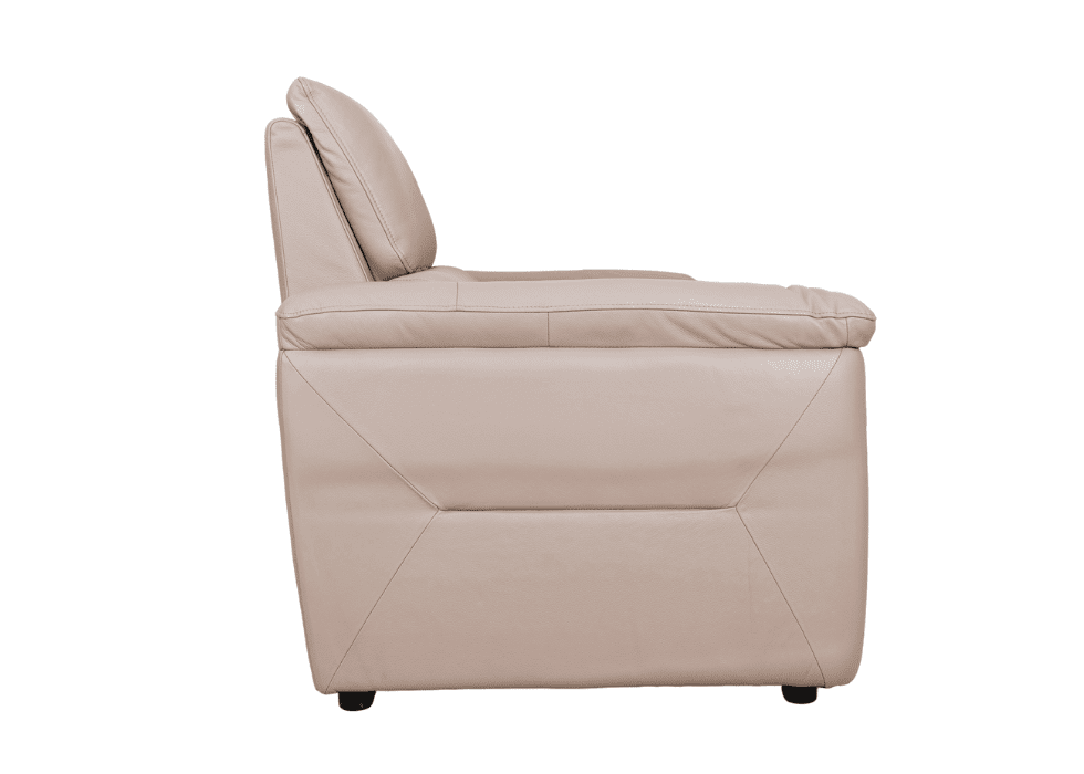Innovation fixed 2 seater sofa with modern styling, shown in premium upholstery options.