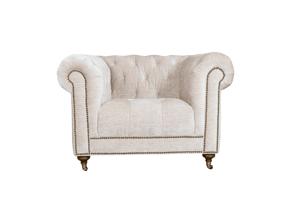 Roosevelt Club Chair in Oyster