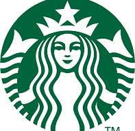 The classic circular green logo featuring a white, stylized twin-tailed siren wearing a crown with a five-pointed star, framed by a solid green outer ring.