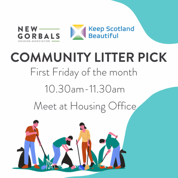 Graphic of litter pickers