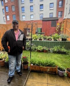 NGHA Tenant in their well maintained garden