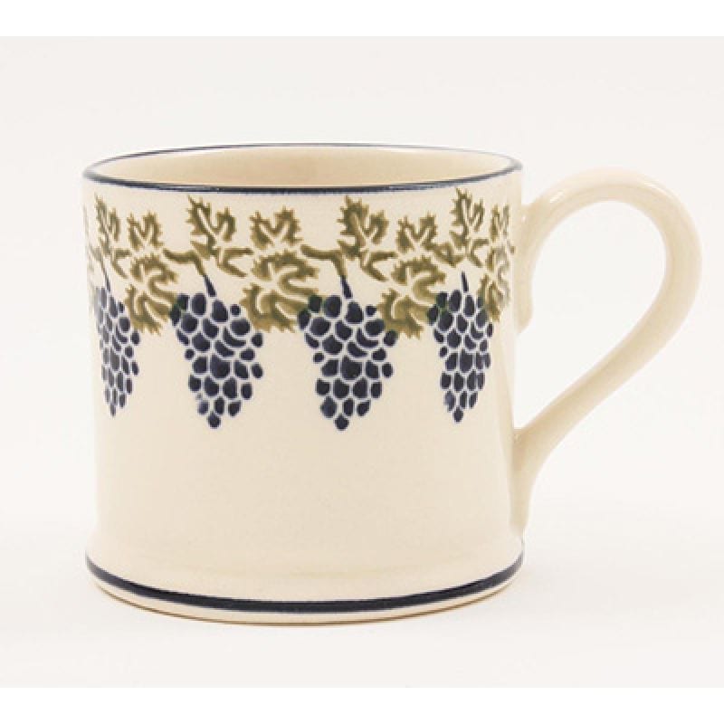 Brixton Pottery Small Mugs - 150ml Grapes and Vine