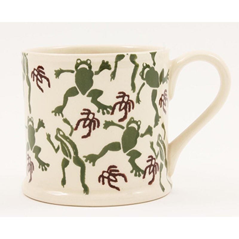 Brixton Pottery Small Mugs - 150ml Frogs and Insects