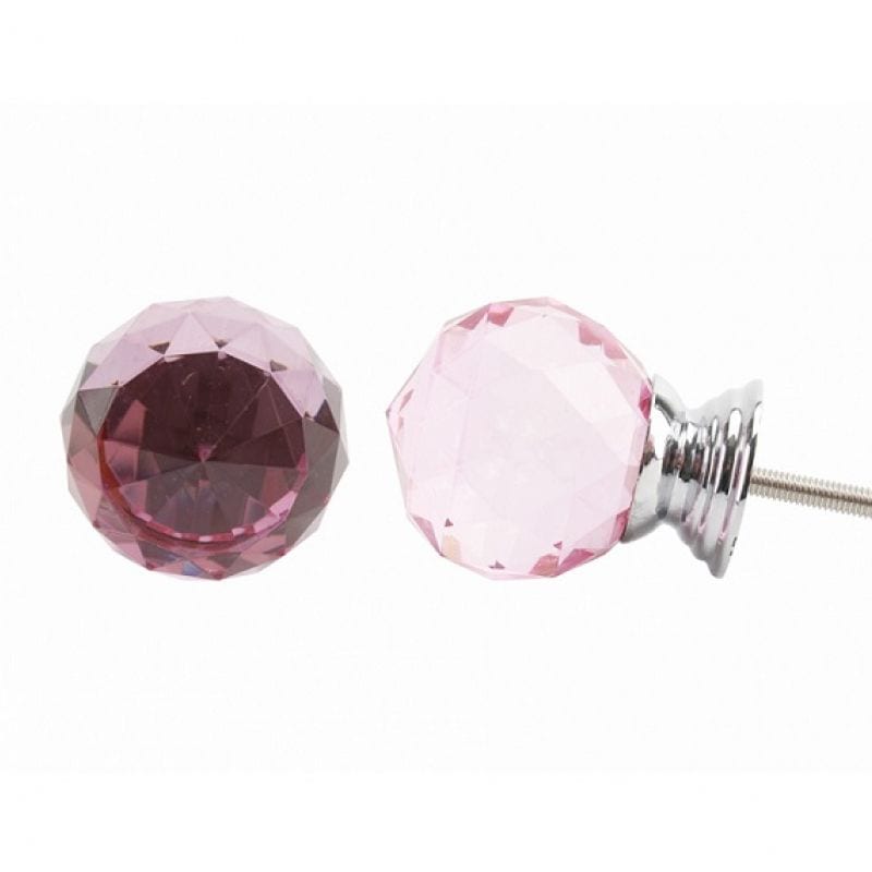Pink Glass Drawer Pull Scottish Antique Arts Centre