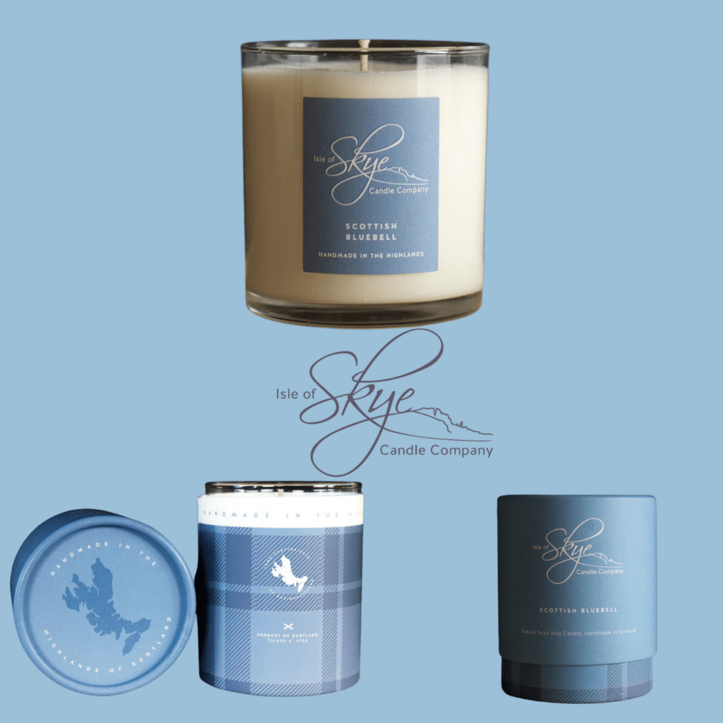 Scottish Bluebell Candle by Isle Of Skye Candle Company Scottish
