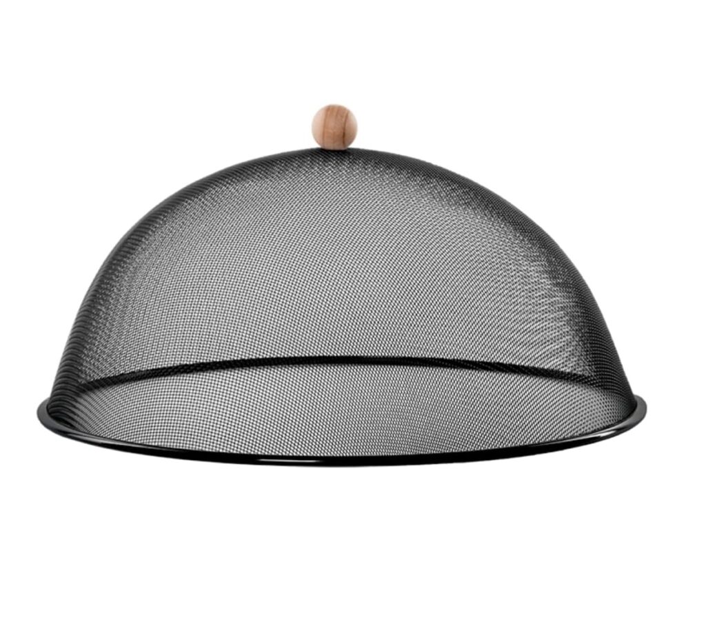 Black Mesh Food Cover Dome Scottish Antique & Arts Centre