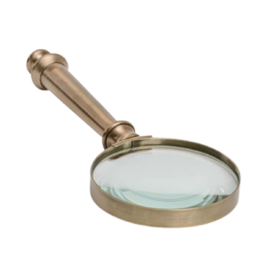 Antique Style Brass Handle Magnifying Glass