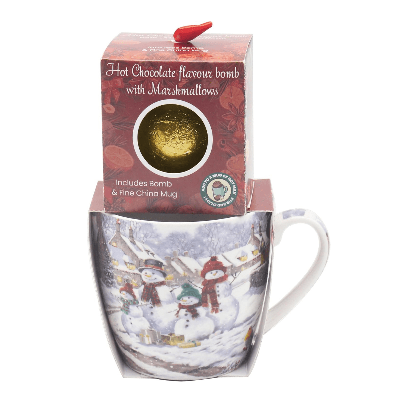 LP SNOWMEN CHOC SET SMALL WEB Festive Snowmen Chocolate Bomb Gift Set