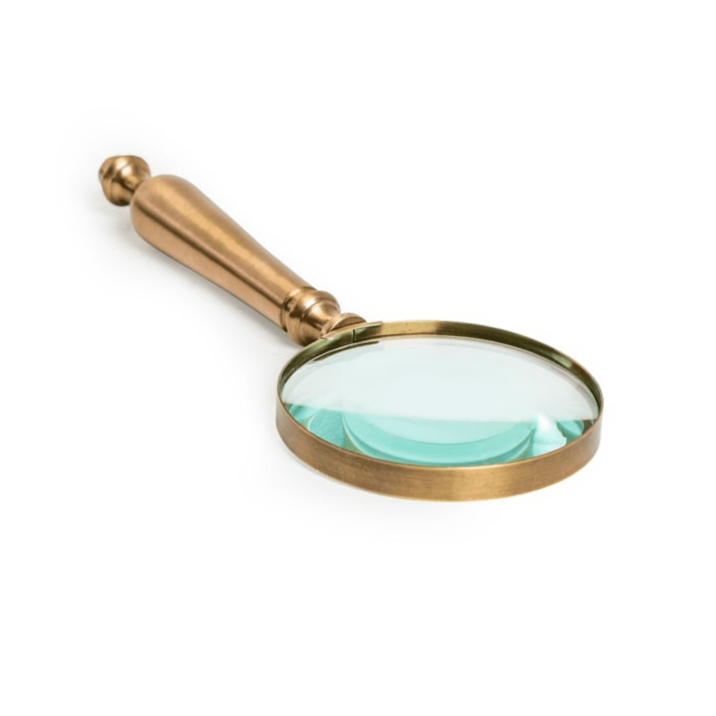 MGR BRASS MAGNIFIER Large Antique Style Brass Handle Magnifying Glass