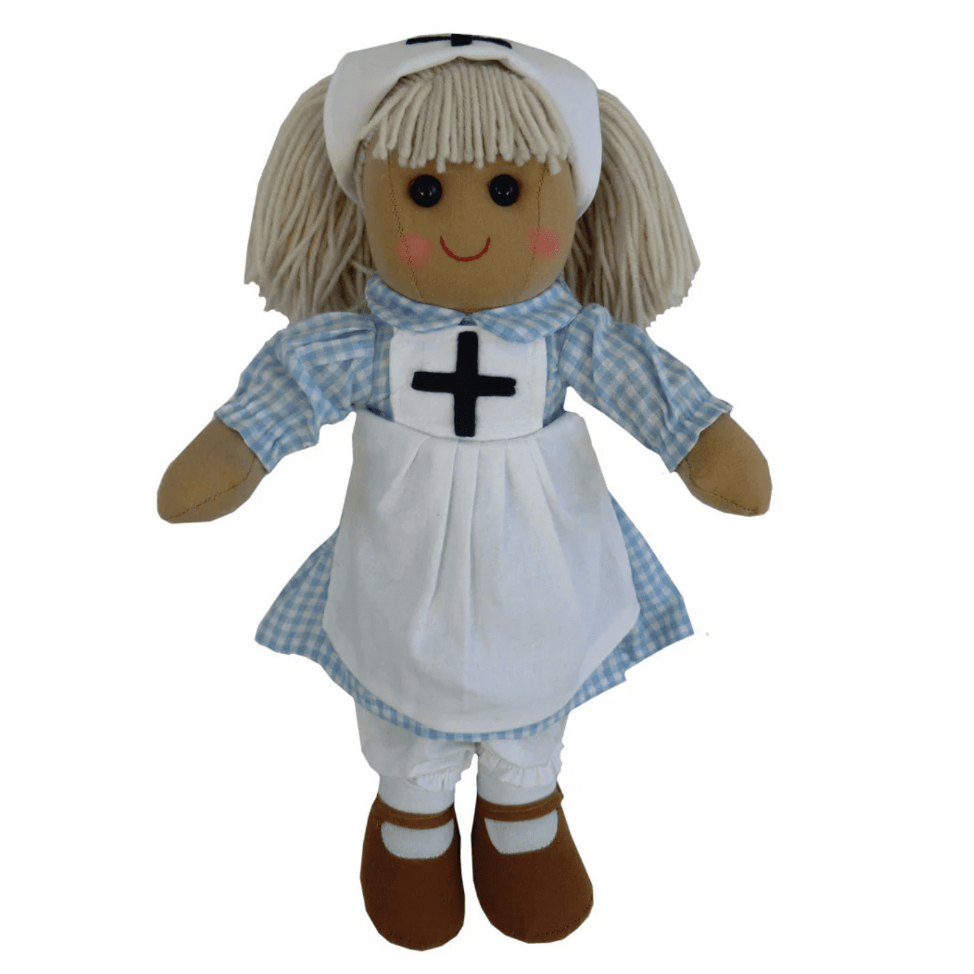 POW NURSE FOR WEB Nurse Rag Doll – 40cm