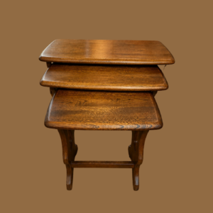 Ercol Nest of 3 Tables in Golden Dawn Finish