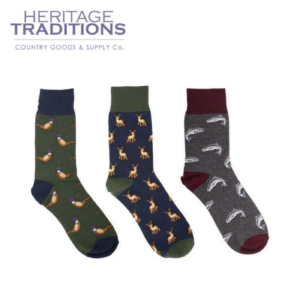 Heritage Traditions 3 Pack Men's Socks