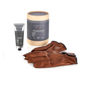 Luxury Leather Gloves and Hand Cream Gift Set