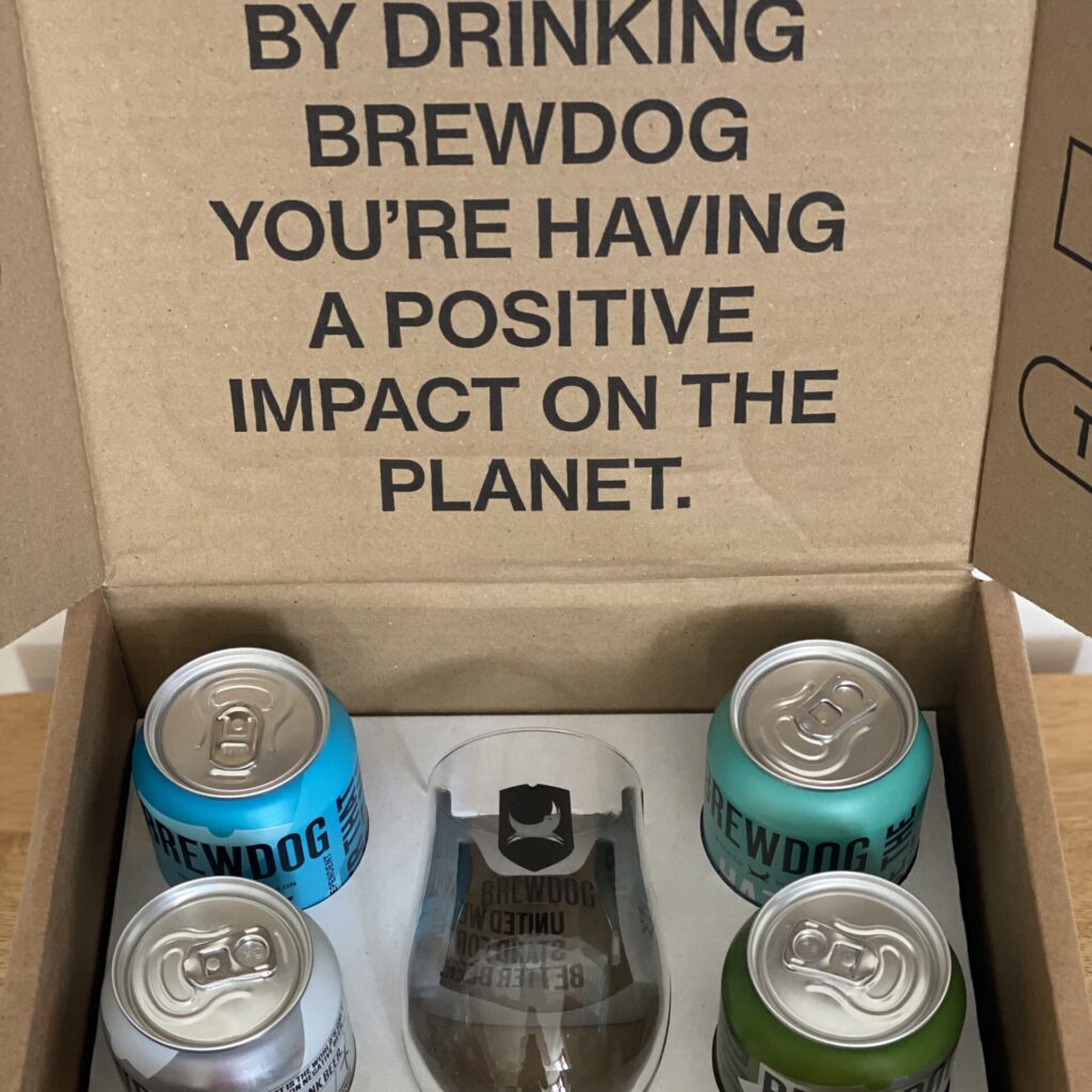 Brewdog Gift Pack & Schooner Glass Archie