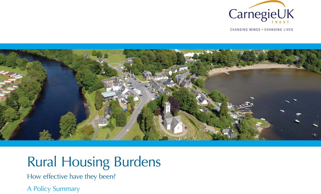 The Effectiveness of Rural Housing Burdens A Policy Summary