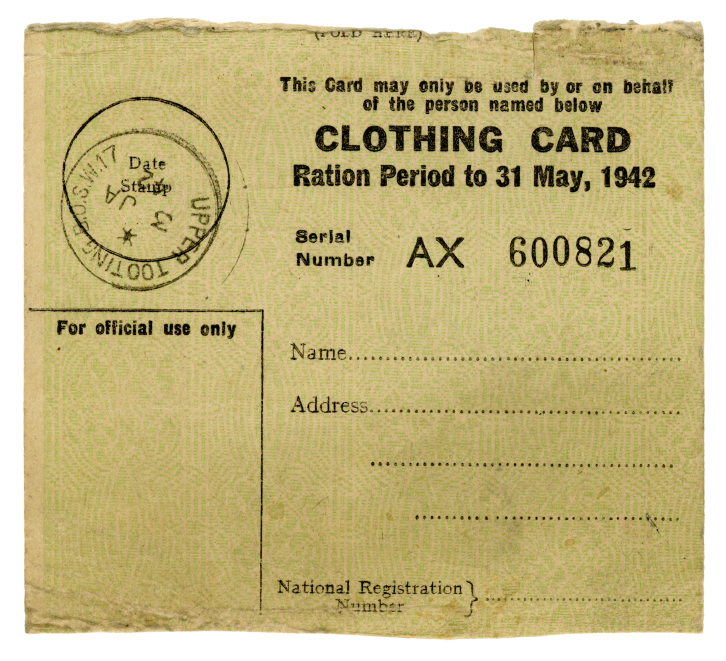 clothing-ration-card