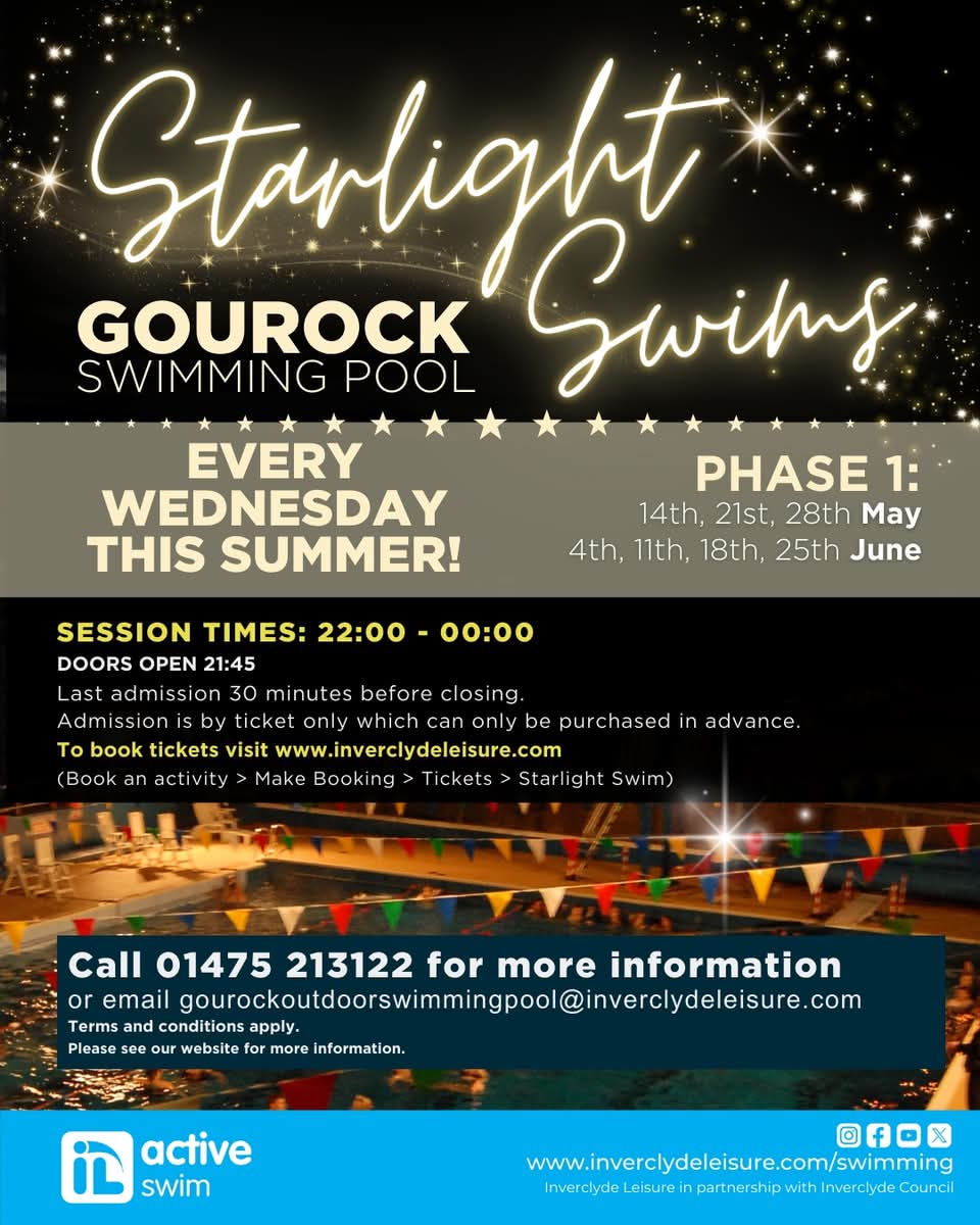 Starlight Swims at Gourock Pool
