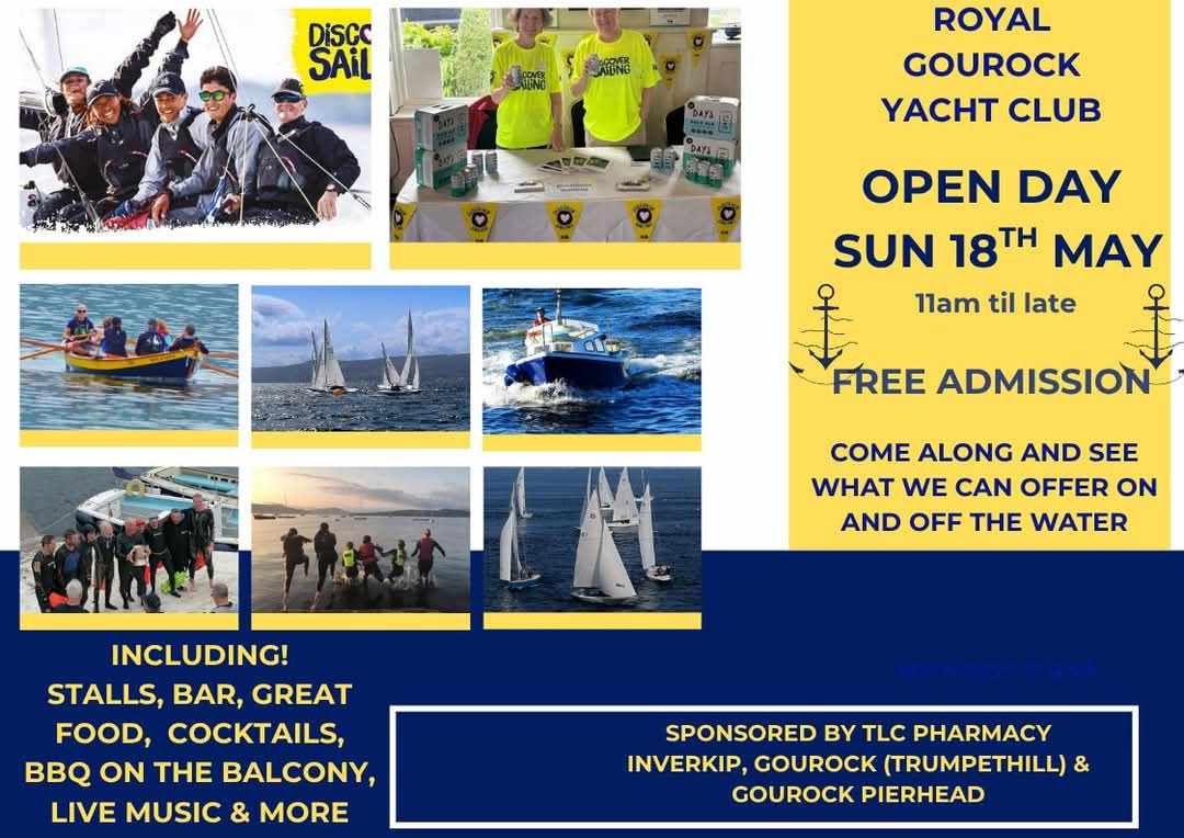 Royal Gourock Yacht Club Open Day 2025