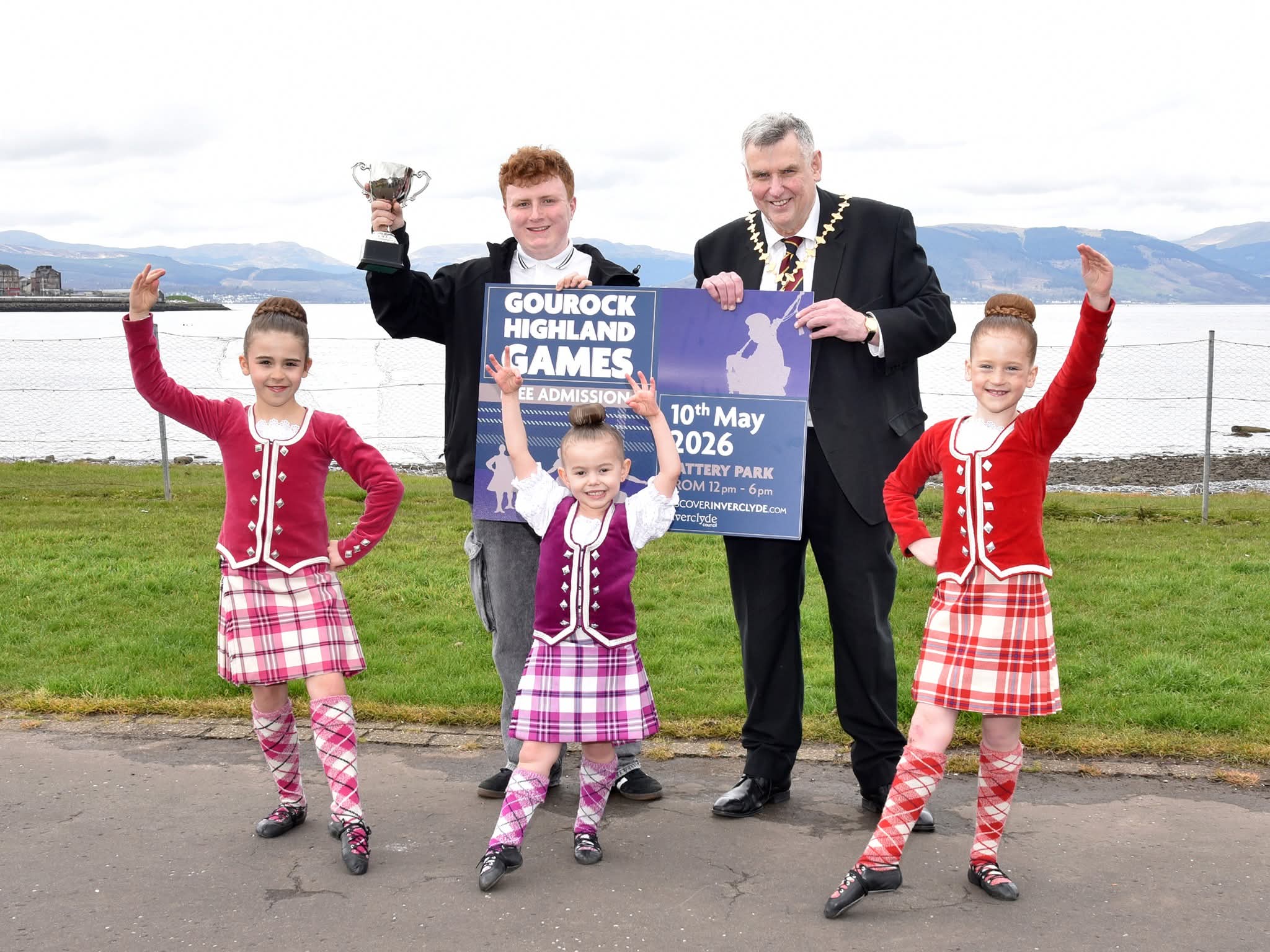 Campaigning student chosen as chieftain of the Gourock Highland Games 2026