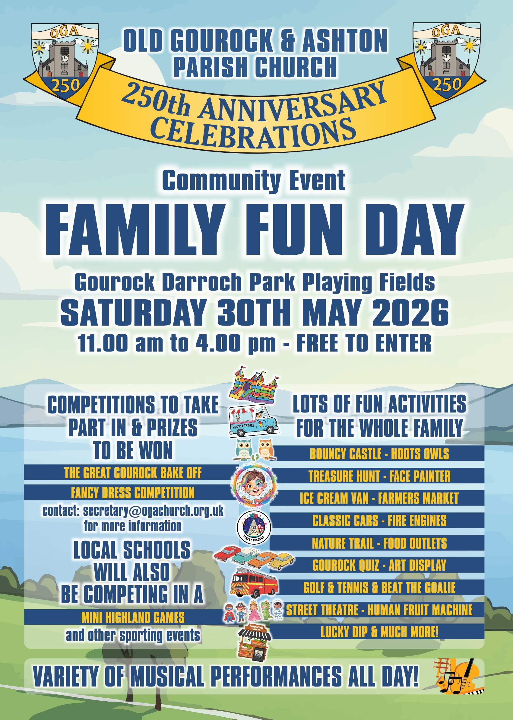Old Gourock & Ashton Parish Church: 250th Anniversary Family Fun Day