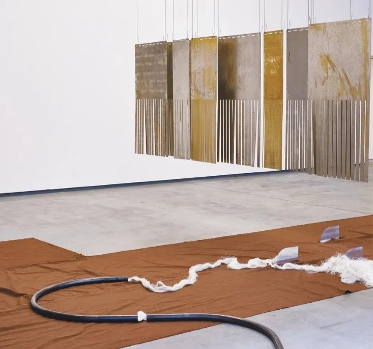 b.e.i.n.g.b.u.o.y.a.n.t by Claire Barclay