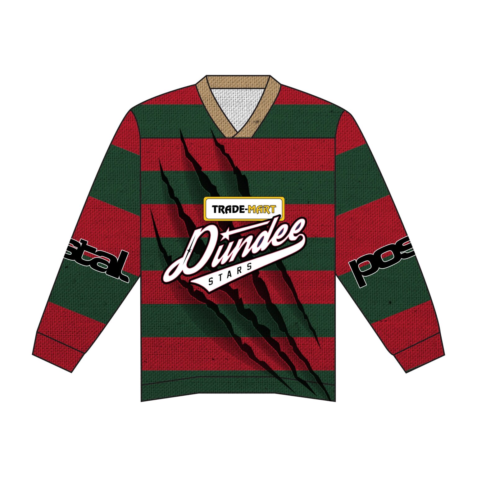 No. 98 Jake Elmer Dundee Stars X Postal Halloween Jersey, size XL