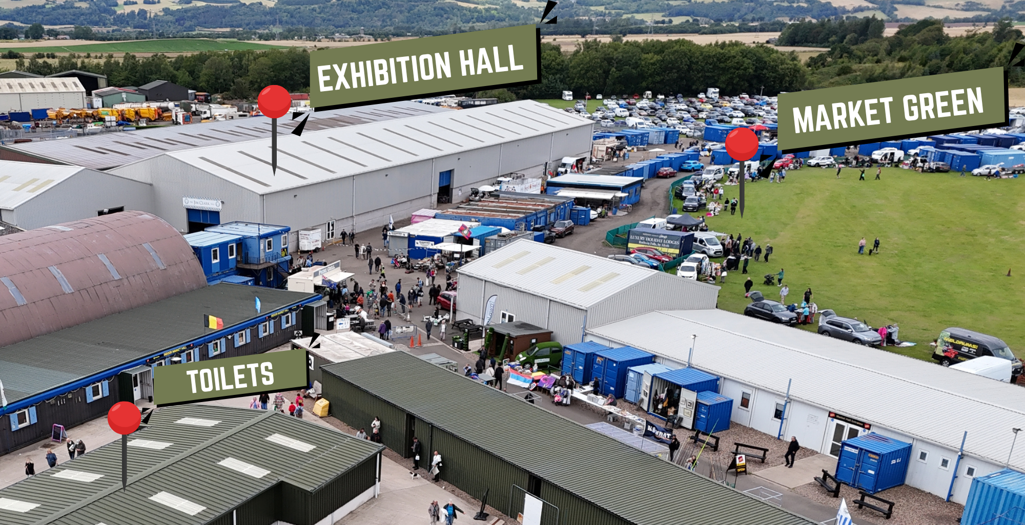 Errol Showground and Sunday Market Layout