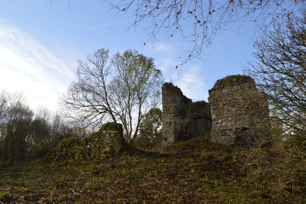 Lochore Castle before consolidation works