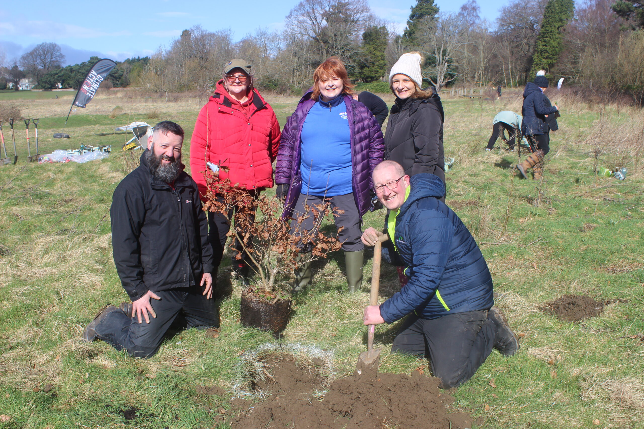 Community Tree Planting at Dunnikier Park