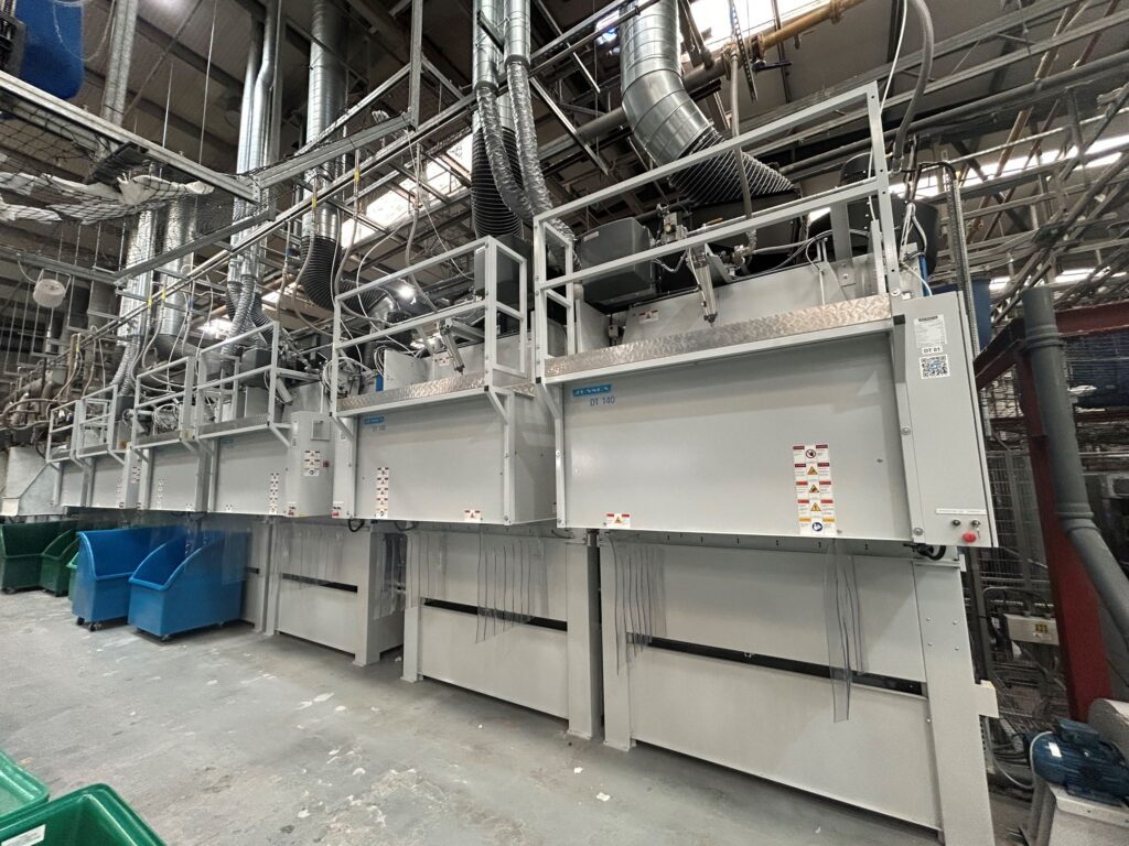 Jense dryers newly installed at Cupar laundry site.