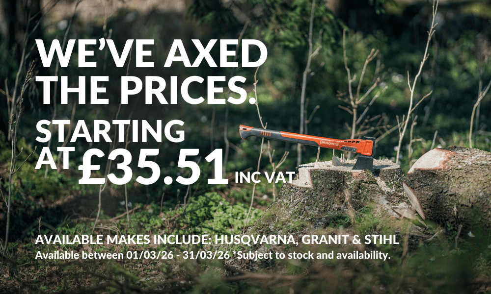 Axes Available in-store 