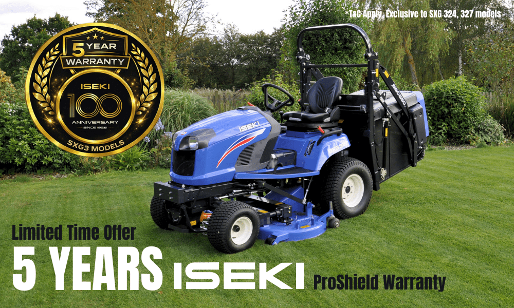 ISEKI 5-Year Warranty 