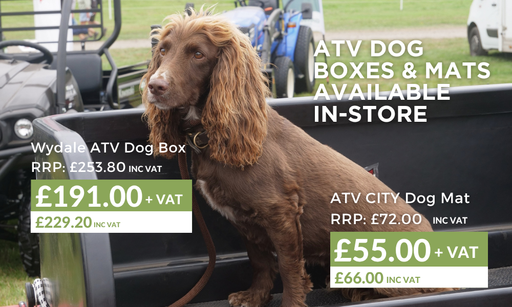 ATV dog boxes and Mats 