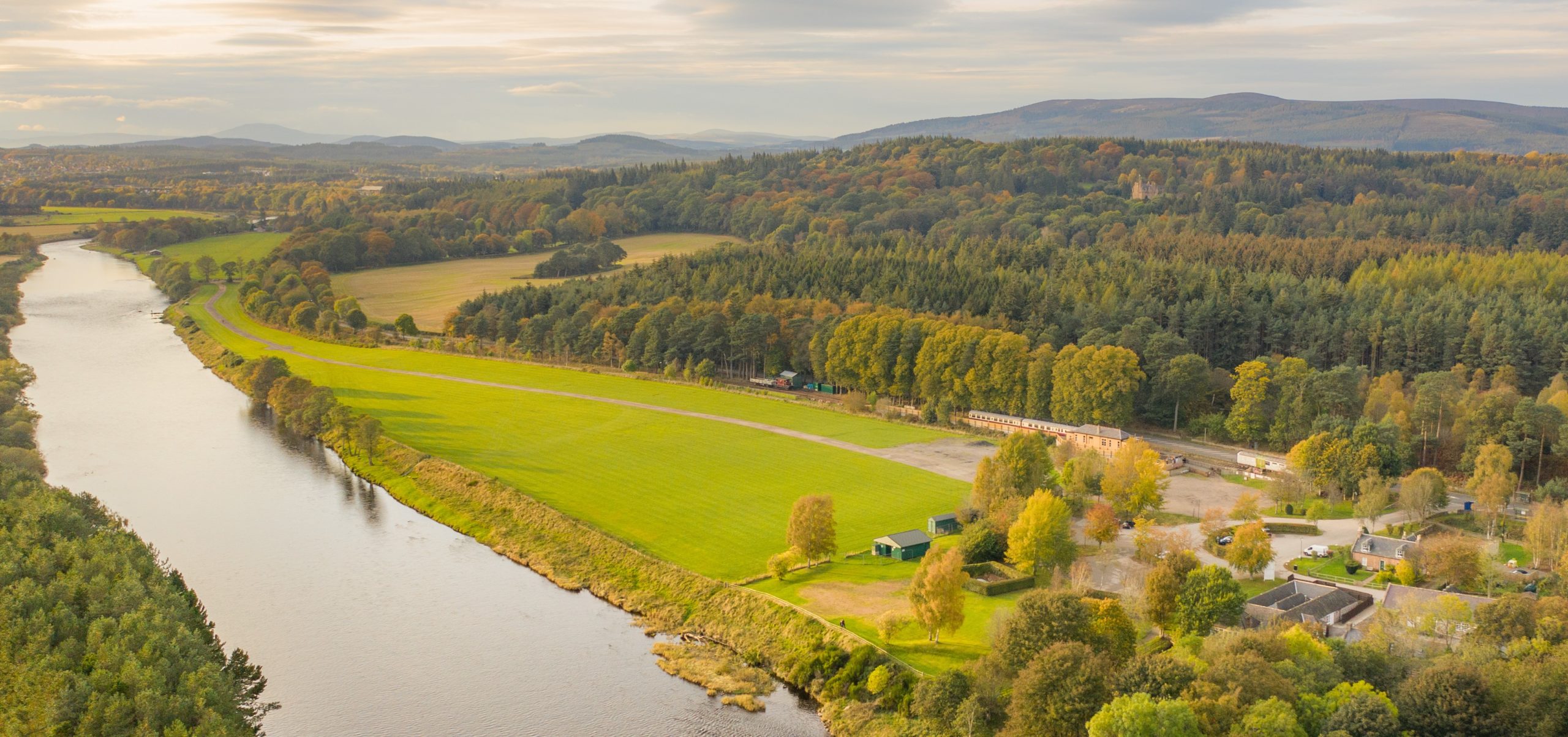 Leys Estate aerial view