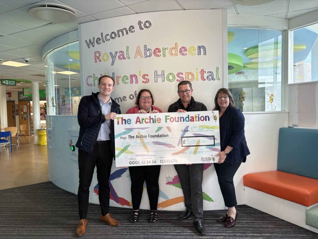 Leys Group raises £5,000 for The Archie Foundation