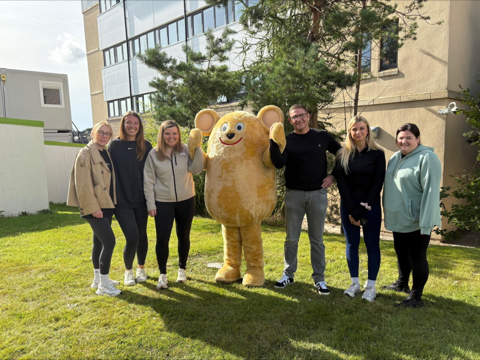 The Leys Group team at the Archie Abseil