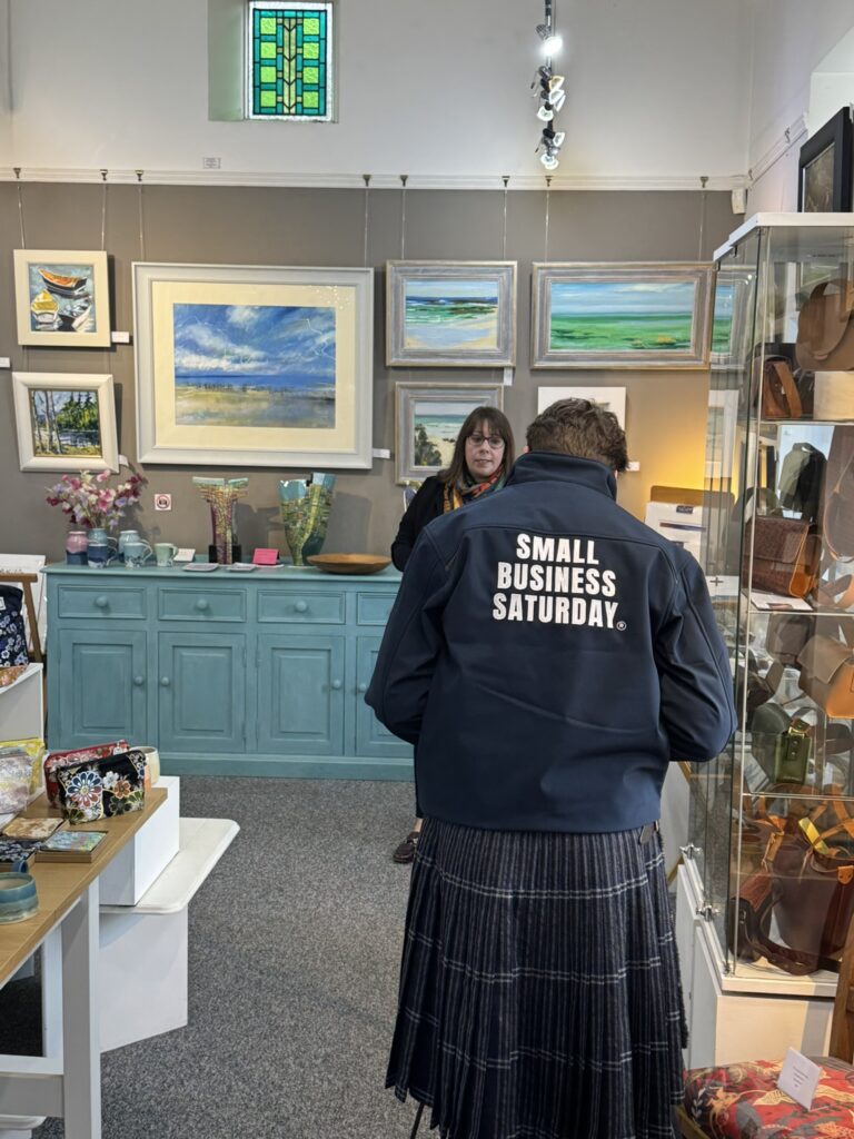Small Business Saturday Visit to Milton Art Galler