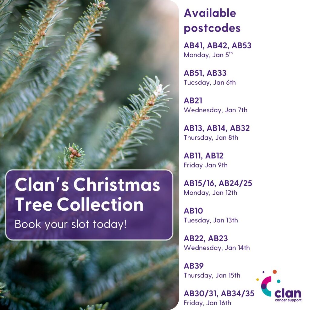 CLAN Cancer Support Chriastmas Trees