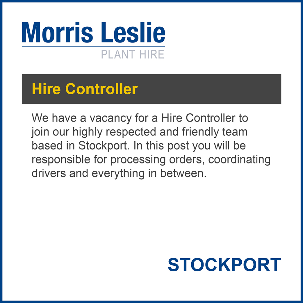 Hire Controller Stockport Morris Leslie
