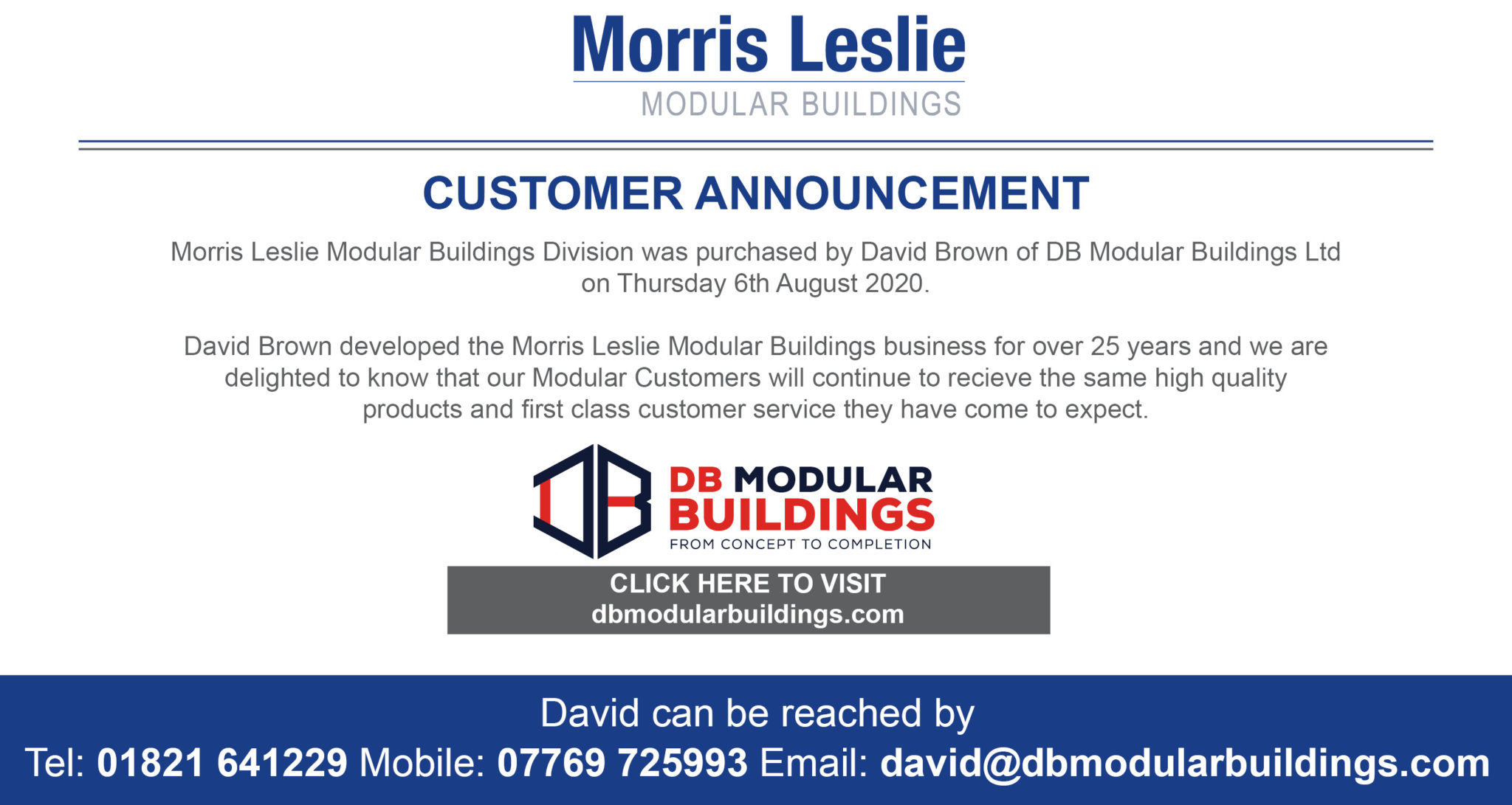 Modular Buildings Morris Leslie